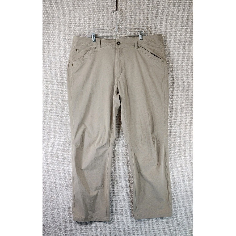 Killik Lightweight Ripstop Pants Mens 42x31 Tan Hiking Hunting Outdoors 5-Pocket